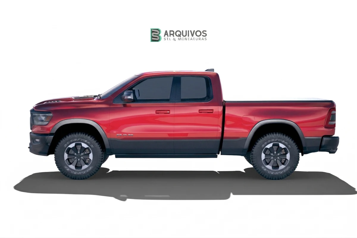 Modelo 3D STL - Dodge RAM 1500 Rebel 2019 — foto 4
